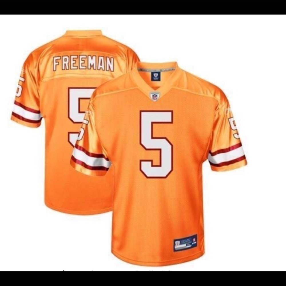 Vintage REEBOK ONFIELD #5 JOSH FREEMAN JERSEY TAMPA BAY‎ BUCCANEERS